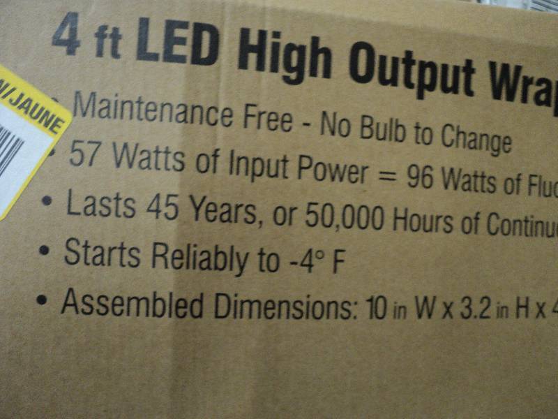 lot 145 image: 4ft LED high output wrap light...