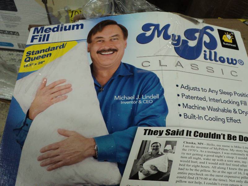 lot 163 image: my pillow standard queen...