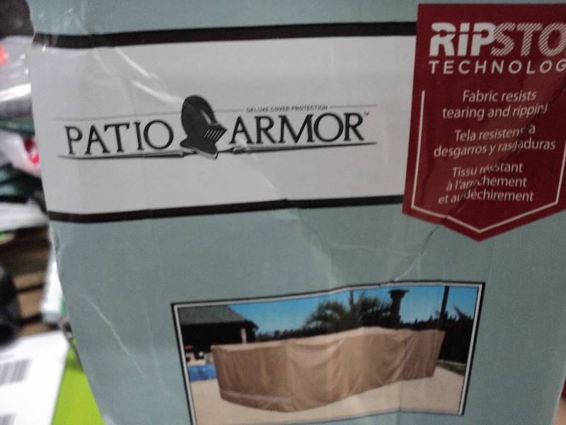 lot 181 image: patio armor chair set cover...
