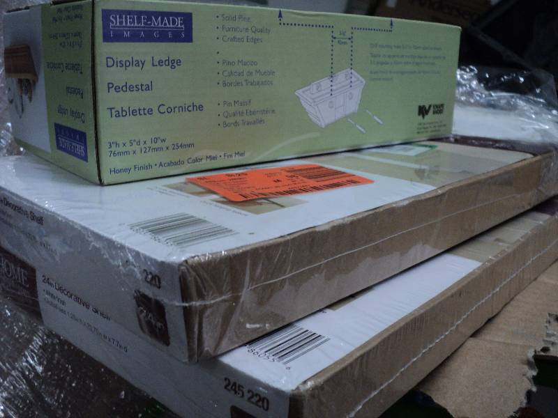 lot 183 image: 3 home decorators shelves...