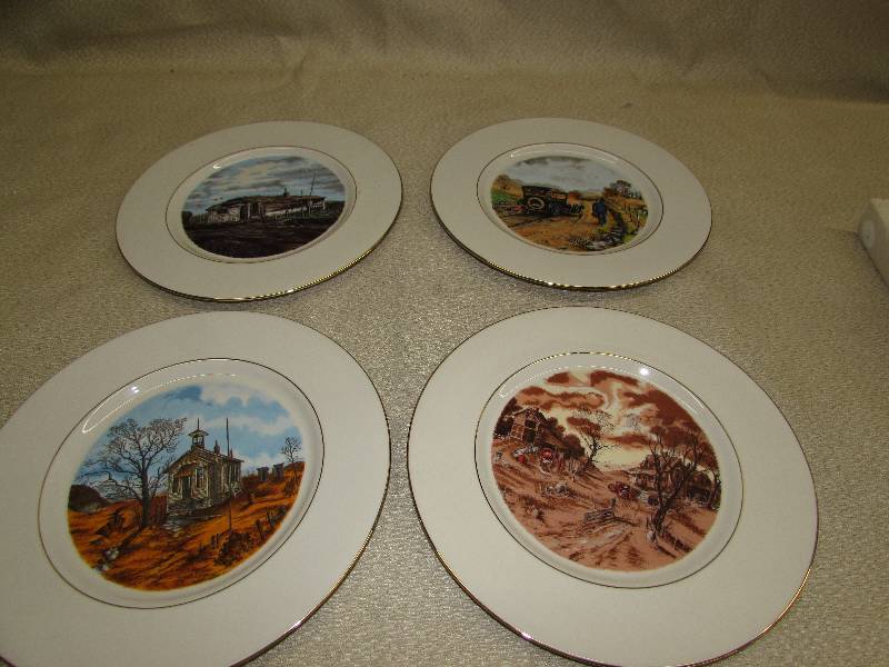 lot 163 image: SET OF 4, NORTH DAKOTA AUTOMOBILE CLUB PLATES