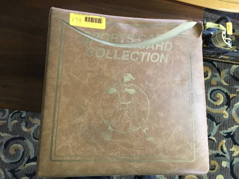 lot 178 image: ALBUM WITH BASEBALL CARDS