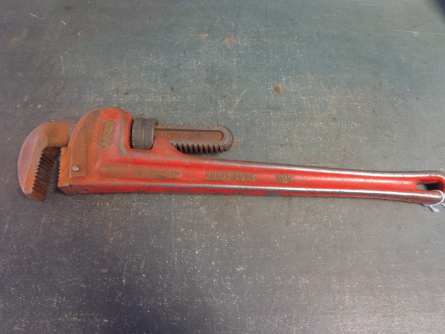lot 49 image: Ridgid Pipe Wrench