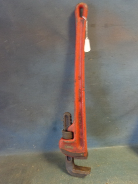 lot 54 image: Ridgid Pipe Wrench