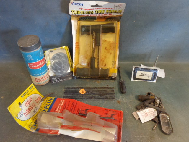 lot 124 image: Tire Repair Items