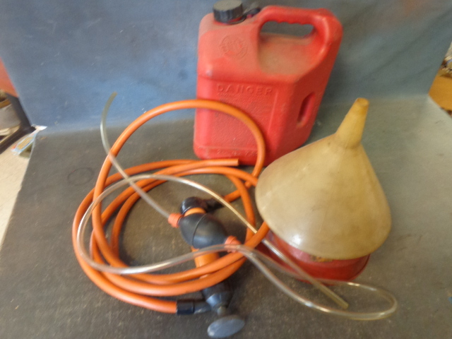 lot 163 image: Gas Can and Siphons