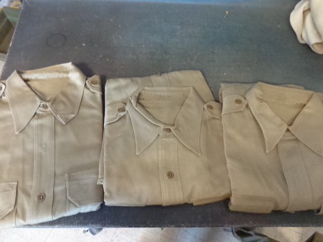 lot 168 image: Vintage U.S. Army Shirts and Duffel Bag
