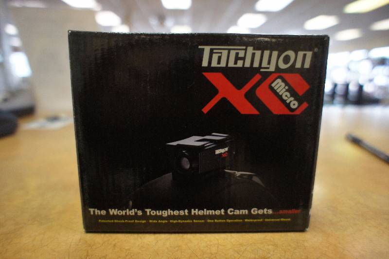 lot 8 image: New Tachyon XC Micro Helmet Mount Waterproof Video Action Camera