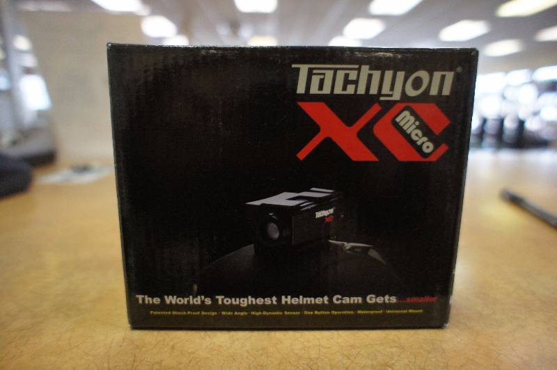 lot 9 image: New Tachyon XC Micro Helmet Mount Waterproof Video Action Camera