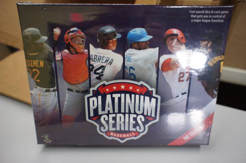 lot 163 image: New Platinum Series Baseball 1st Edition - Fast Paced Dice & Card Game