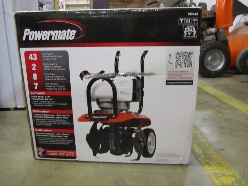 Powermate 10 in. 43cc Gas 2-Cycle Cultivator Generac Chipper Shredder engine (briggs and straton engine)