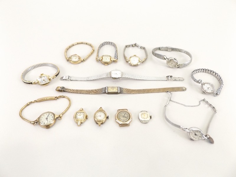 Lot of Womens AntiqueVintage Wind Up Wrist Watches