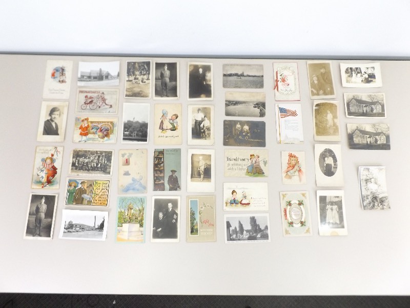 Lot of Antique Postcards and Real Photo Postcards