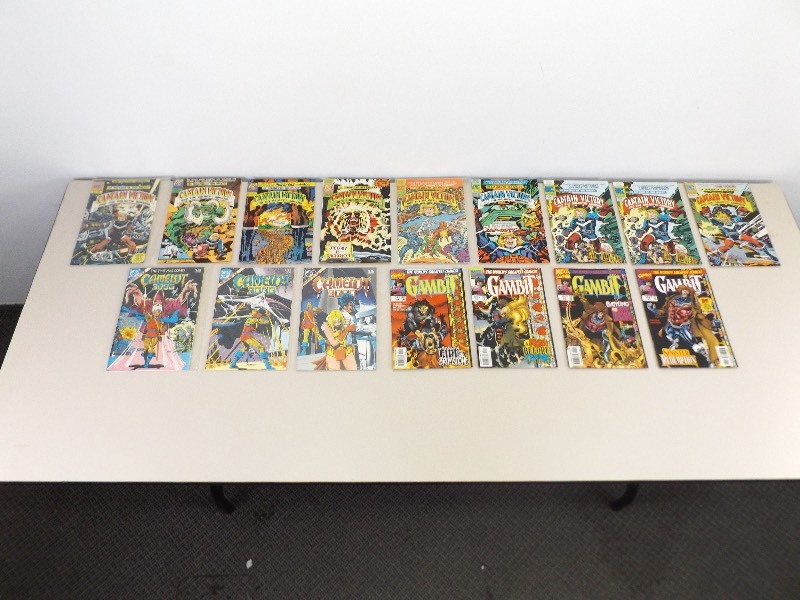 Lot of Gambit, Captain Victory, and Camelot 3000 Comic Books