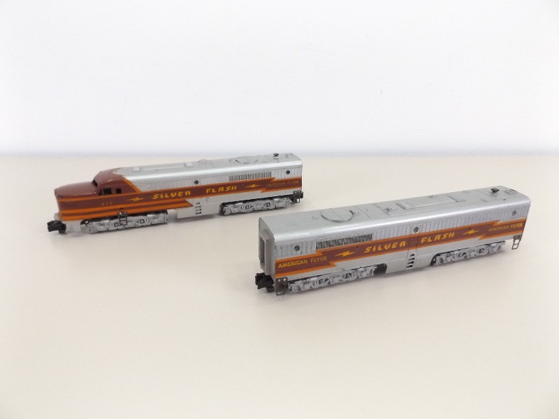 American Flyer Silver Flash A-B Diesel Engines&nbsp477 &amp 478&nbsp