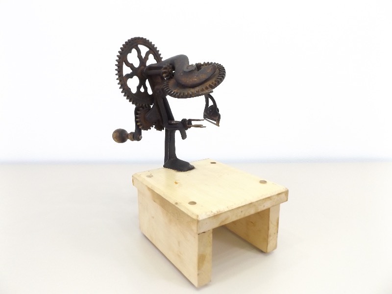 Antique 1898 Goodell Apple Peeler on Stand