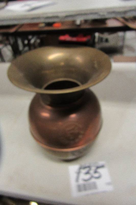 lot 135 image: Brass spitoon. All Famous Havana Cigars.. 5 C