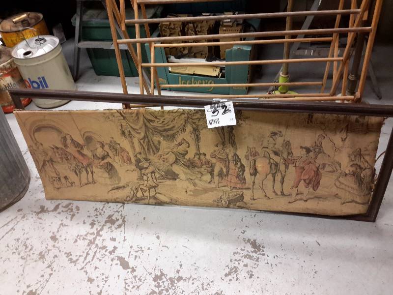 lot 52 image: Vintage Mexican theme tapestry