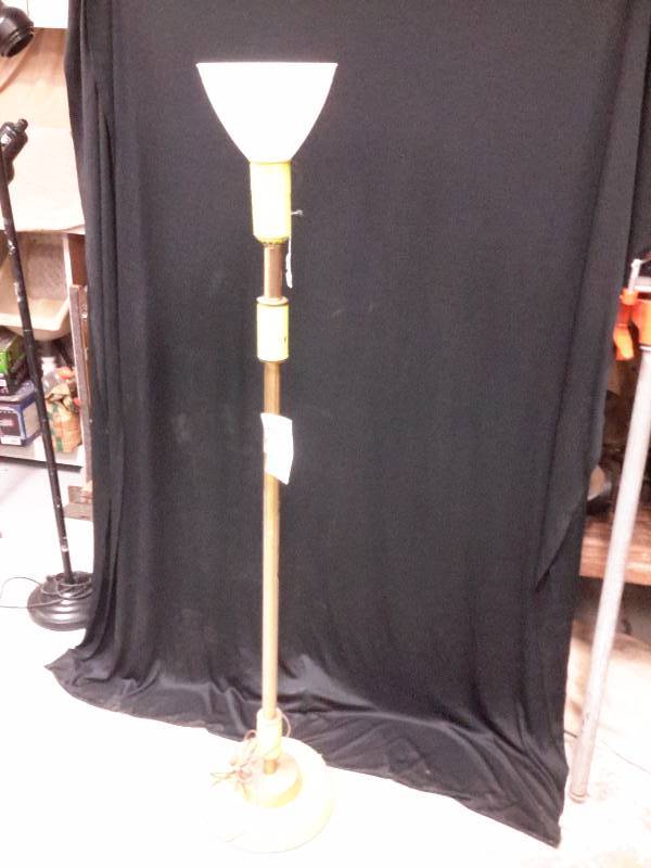 lot 54 image: 2  pole lamps as pictured