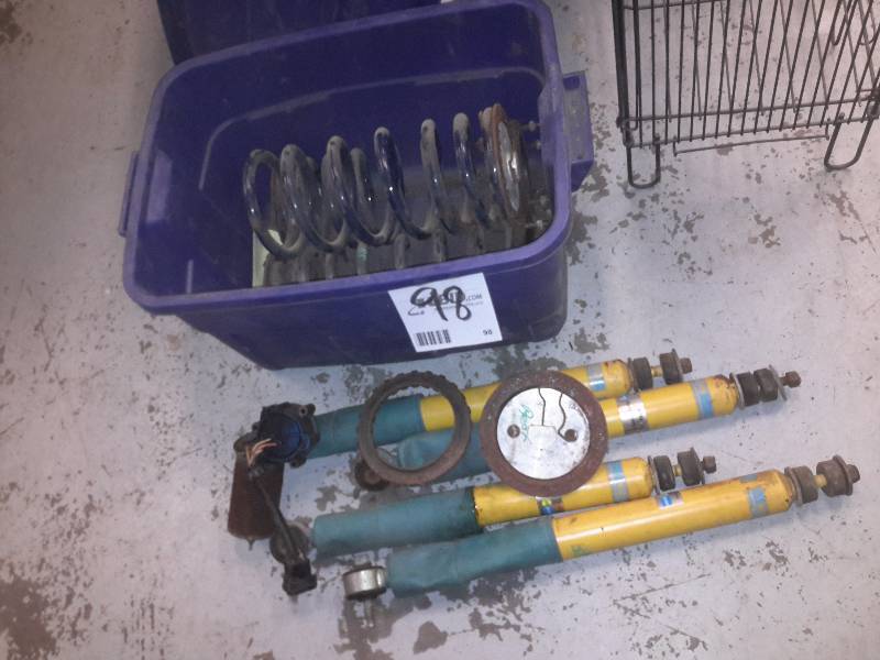 lot 98 image: Set of 4 Car Shocks.. Front and Back.. 3 Car Springs