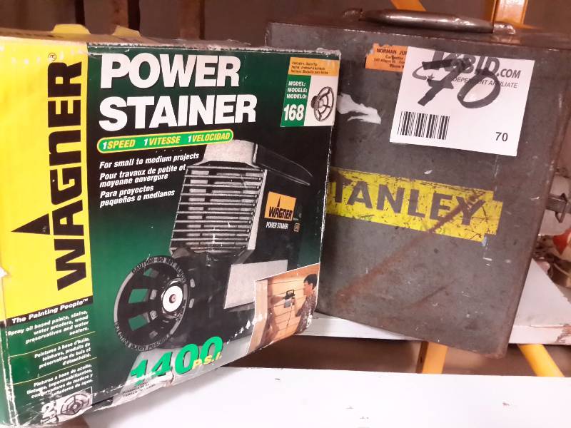lot 70 image: Stanley Power Router and Wagner Power Stainer