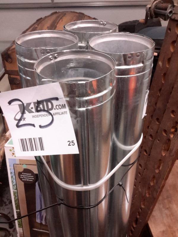 lot 25 image: 4, 60 in length Dura Vent pipes