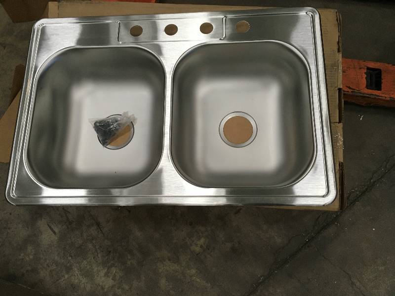 lot 9 image: Elka D233224 Dayton Sink  open box never used