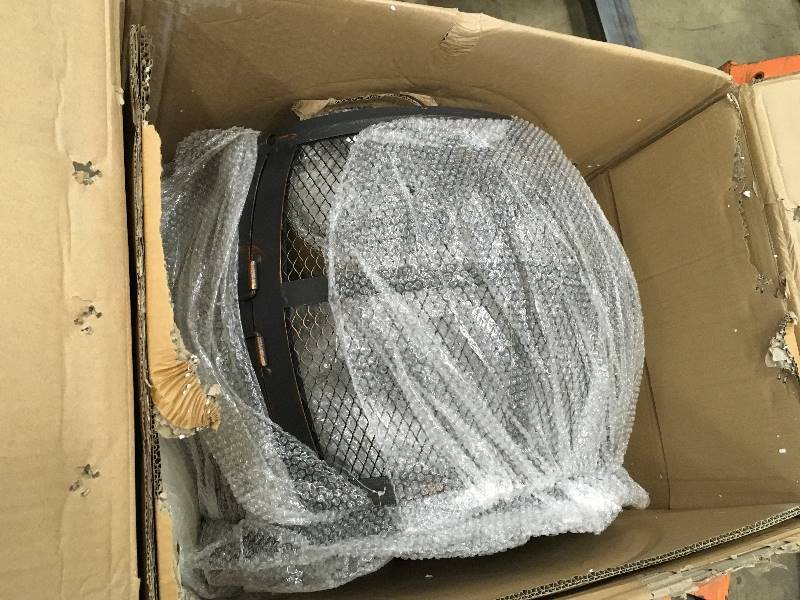 lot 14 image: Hampton Ba 55.5 in. Outdoor Cast Iron Chimenea  open box never used