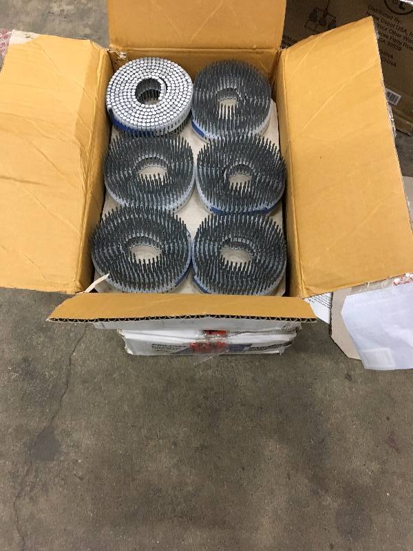 lot 68 image: Duo Fast CS225HDG 2-14-Inch x .092 Ring Shank HDG 0 Degree Plastic Collated Coi 2 boxes