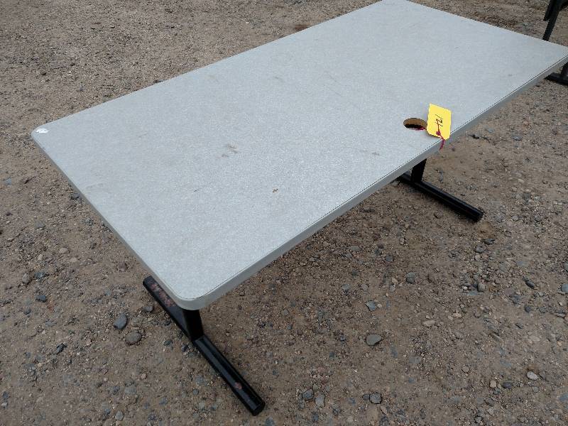 lot 121 image: Folding Office Table, 60x30...
