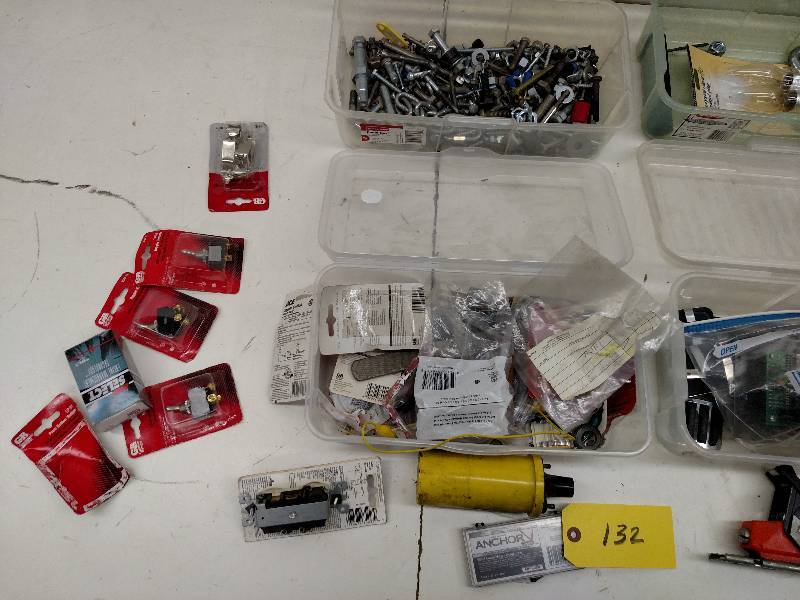 lot 132 image: Asstd Hardware & Boxes...