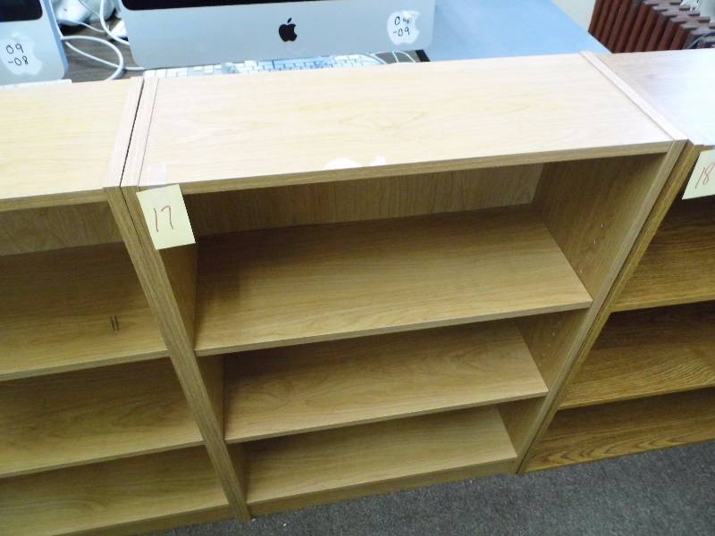 lot 17 image: Light Colored Bookcase
