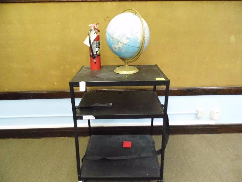 lot 93 image: Cart - Fire Extinguisher - Large Globe
