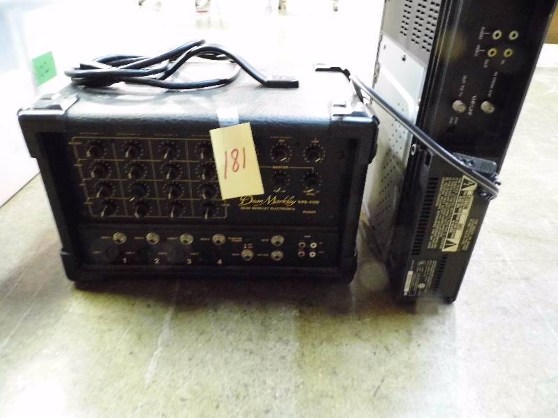 lot 181 image: Amp & VCR