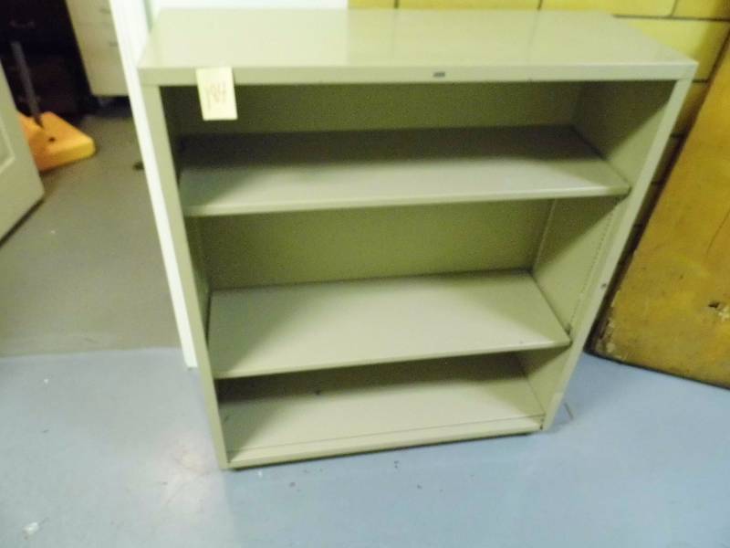 lot 184 image: Metal Bookcase