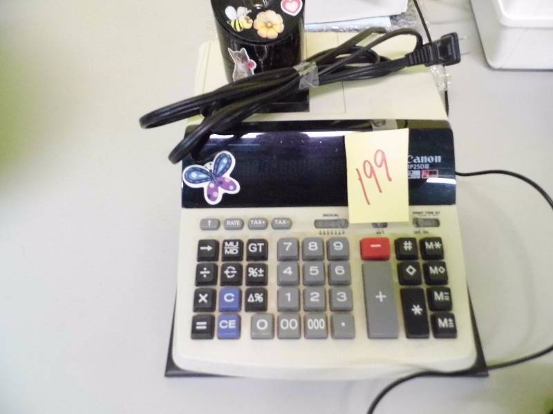 lot 199 image: Adding Machine - Answering Machine - Labeler