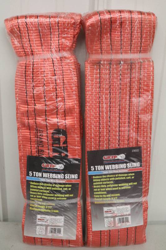 lot 21 image: Webbing Slings