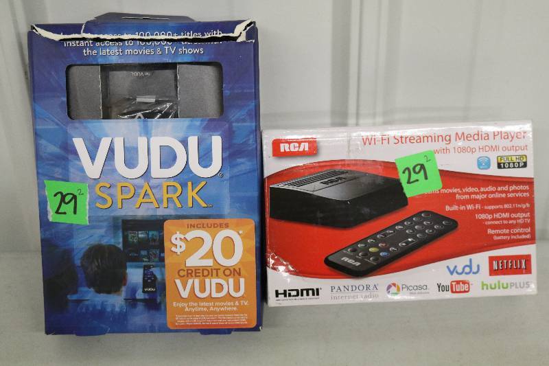 lot 29 image: Vudu Spark & RCA Streaming Media Player