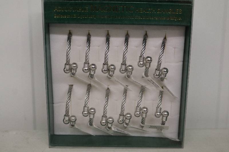 lot 33 image: Magnetic Health Bangles