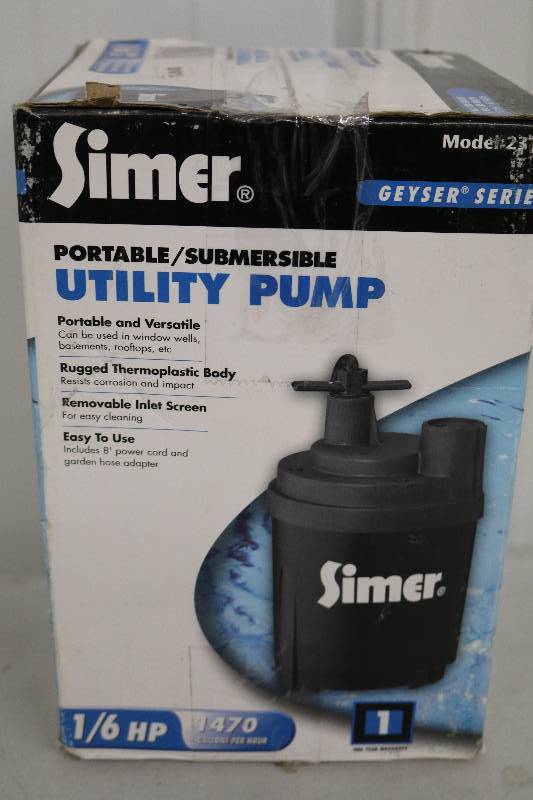 lot 35 image: Utility Pump