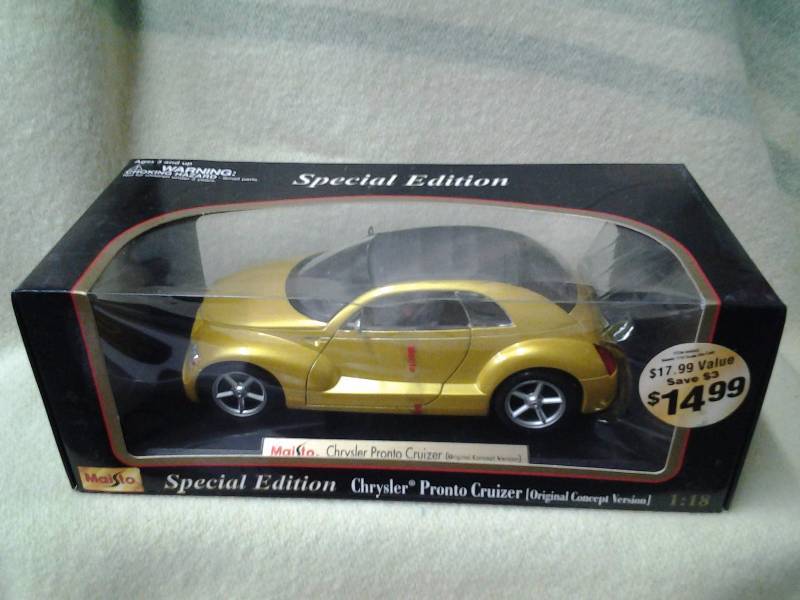 lot 18 image: Maisto Special Edition Metal Die Cast 118 Scale Chrysler Pronto Crusier (Original Concept Version)