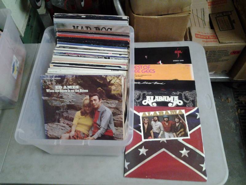 lot 27 image: 65 Record Albums-Alabama, Little River Band, Steely Dan, BeeGees, More