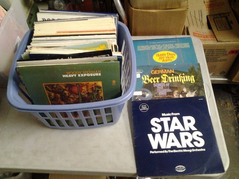 lot 28 image: 60 Record Albums-German Beer Drinking, Star Wars, Doc Severinsen, More