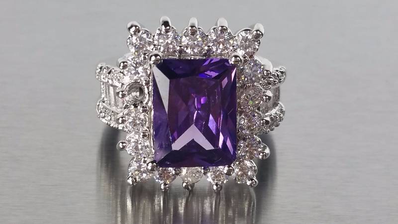 lot 53 image: Amethyst Ring