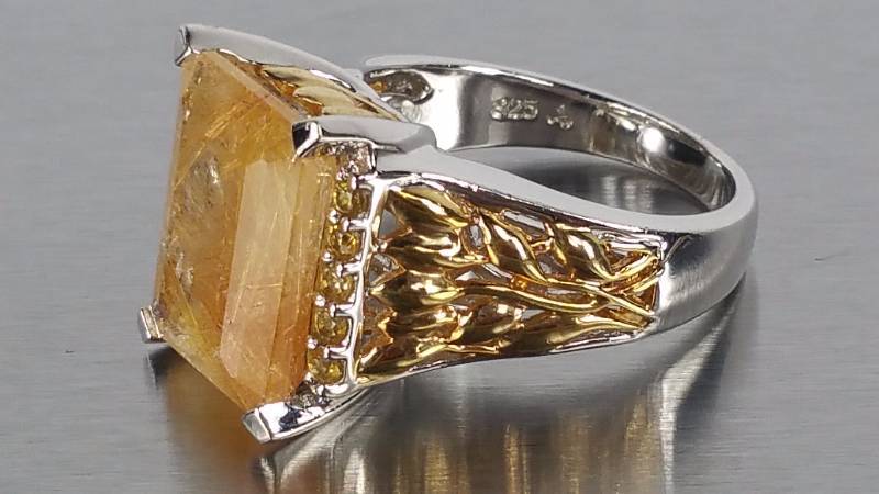 lot 55E image: Citrine Ring