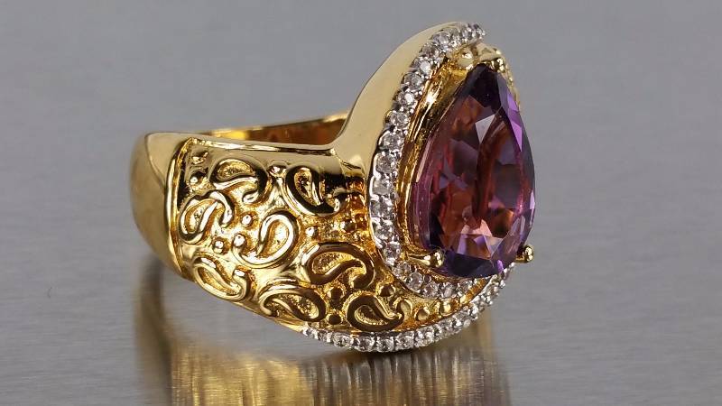 lot 74 image: Amethyst Ring