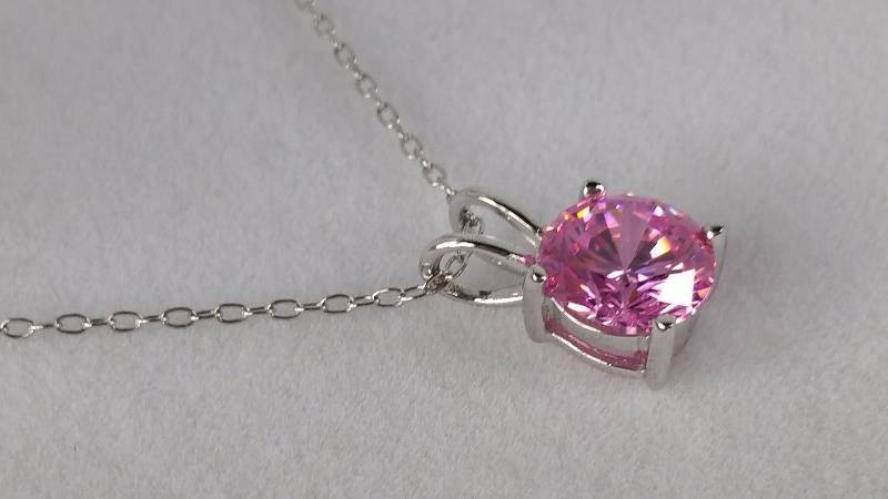 lot 127 image: Pink Sapphire Necklace