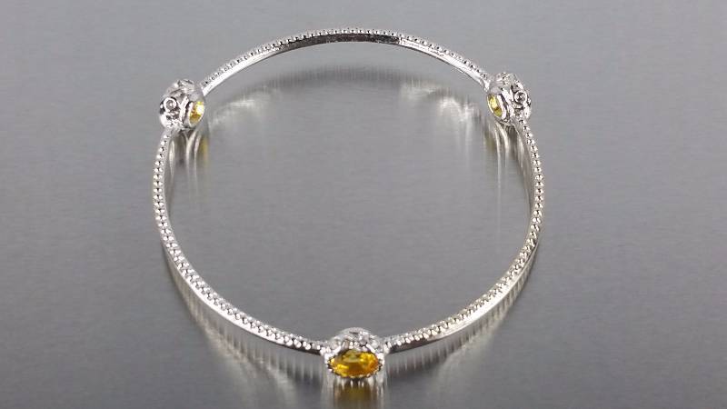 lot 148 image: Yellow Sapphire Bracelet