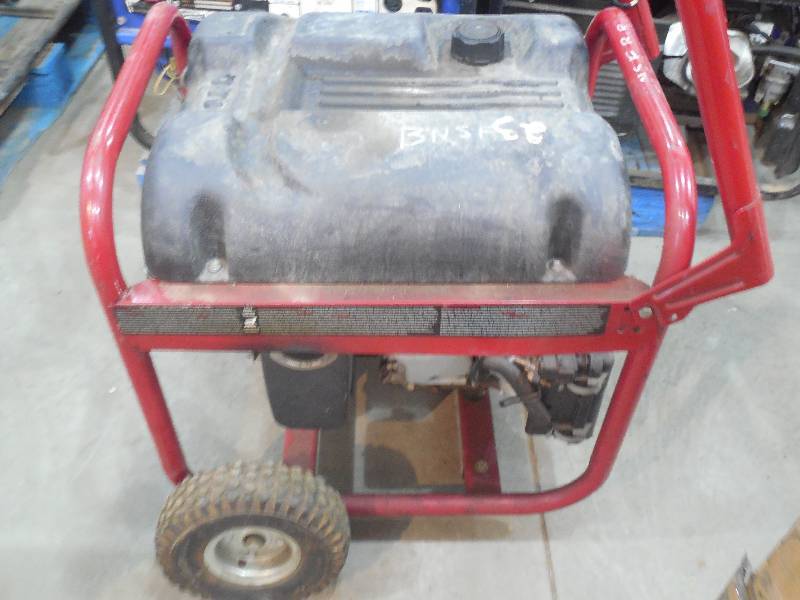 lot 23 image: COLEMAN POWERMATE 5000 PRO GEN WITH BRIGGS 9 HP MOTOR