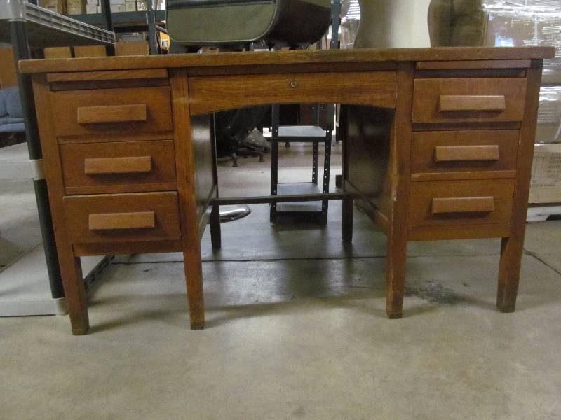 lot 44 image: vintage office desk
